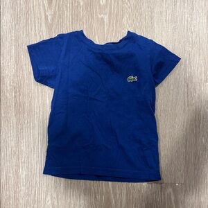 Lacoste Kids Short Sleeve Tee in Navy